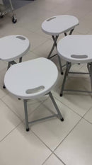 Bancos de Plástico Plegables Ecomlab – Kit de 4 Bancos Portátiles HP-32D
