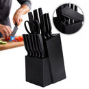 Set de Cuchillos de Cocina Ecomlab Base Madera con Afilador