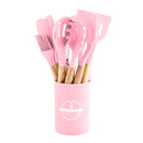 Cucharas de Silicona Set de Utensilios de Cocina 12 pcs