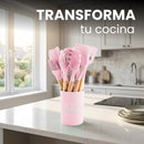 Cucharas de Silicona Set de Utensilios de Cocina 12 pcs