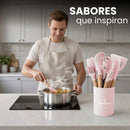 Cucharas de Silicona Set de Utensilios de Cocina 12 pcs