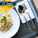 Juego de Cubiertos Ecomlab De Acero Inoxidable 48 Piezas