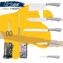 Cuchillos Para Cocina Ecomlab Profesionales Acero Inoxidable