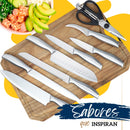 Juego de Cuchillos Para Cocina Ecomlab De Acero Inoxidable