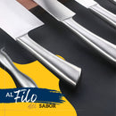 Juego de Cuchillos Para Cocina Ecomlab De Acero Inoxidable