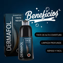 Shampoo Con Tinte Dermafol Para Cubrir Canas 500ML