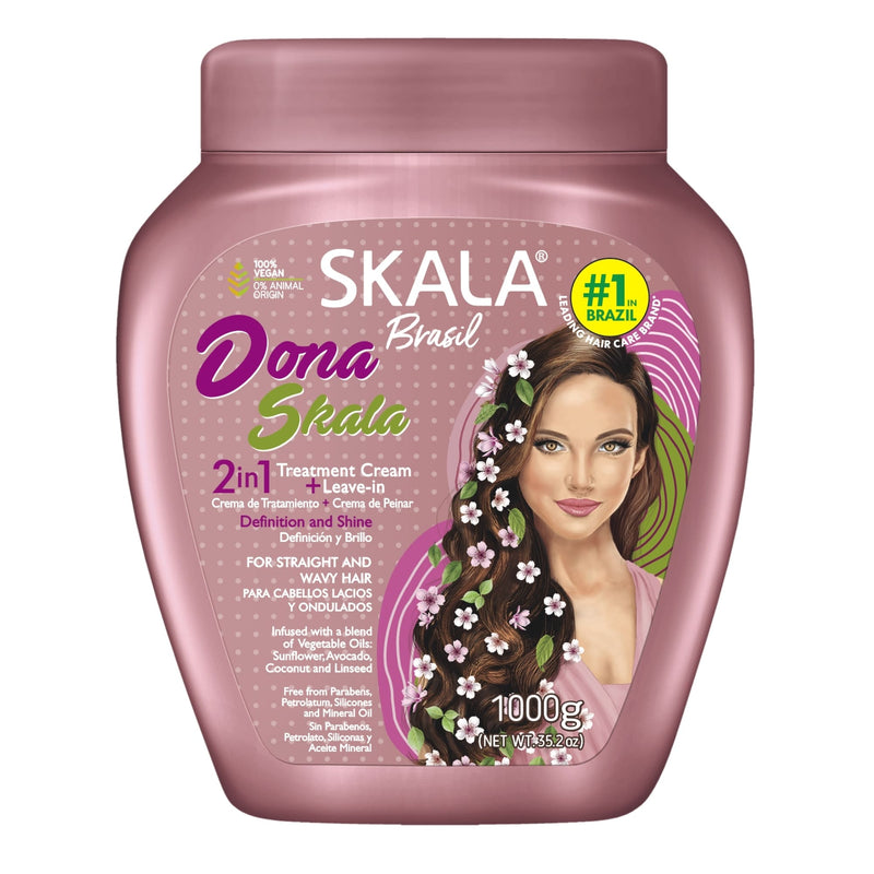 Crema Para Peinar Skala Para Cabello Rizado da Brillo 1kg