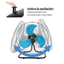 Ventilador 3 en 1 Multifuncional 2 Piezas Metálico Pedestal, Piso o Muro 18 Pulgadas Paquete 2 Piezas Ecomlab